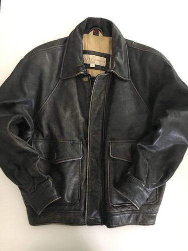 Full Zip Lined Bomber Jacket Size 