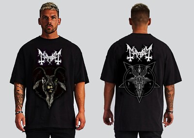 Mayhem black dead  metal short Sleeve front and back print