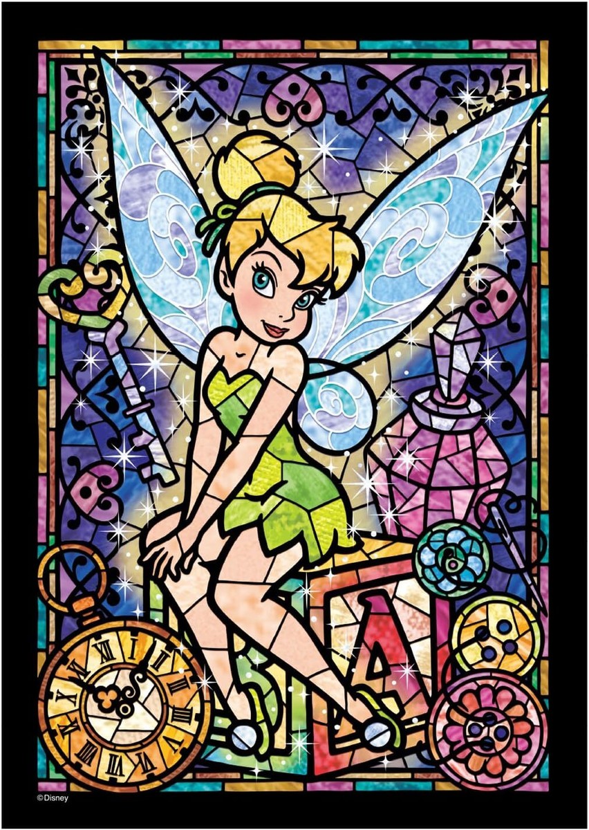 Disney Tenyo Stained Art 266 Piece Jigsaw Puzzle Tinker Bell