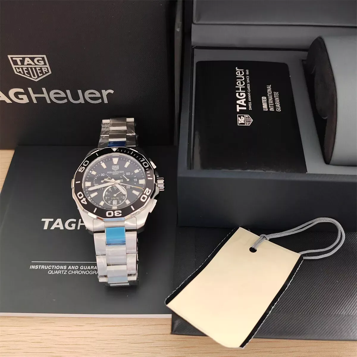 TAG HEUER Aquaracer 300M Chronograph Black Dial 43mm Men's TAG HEUER Aquaracer 300M Chronograph Black Dial 43mm Men's