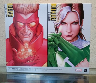 X-Men 20th Anniversary Marvel Legends Rogue & Pyro Action