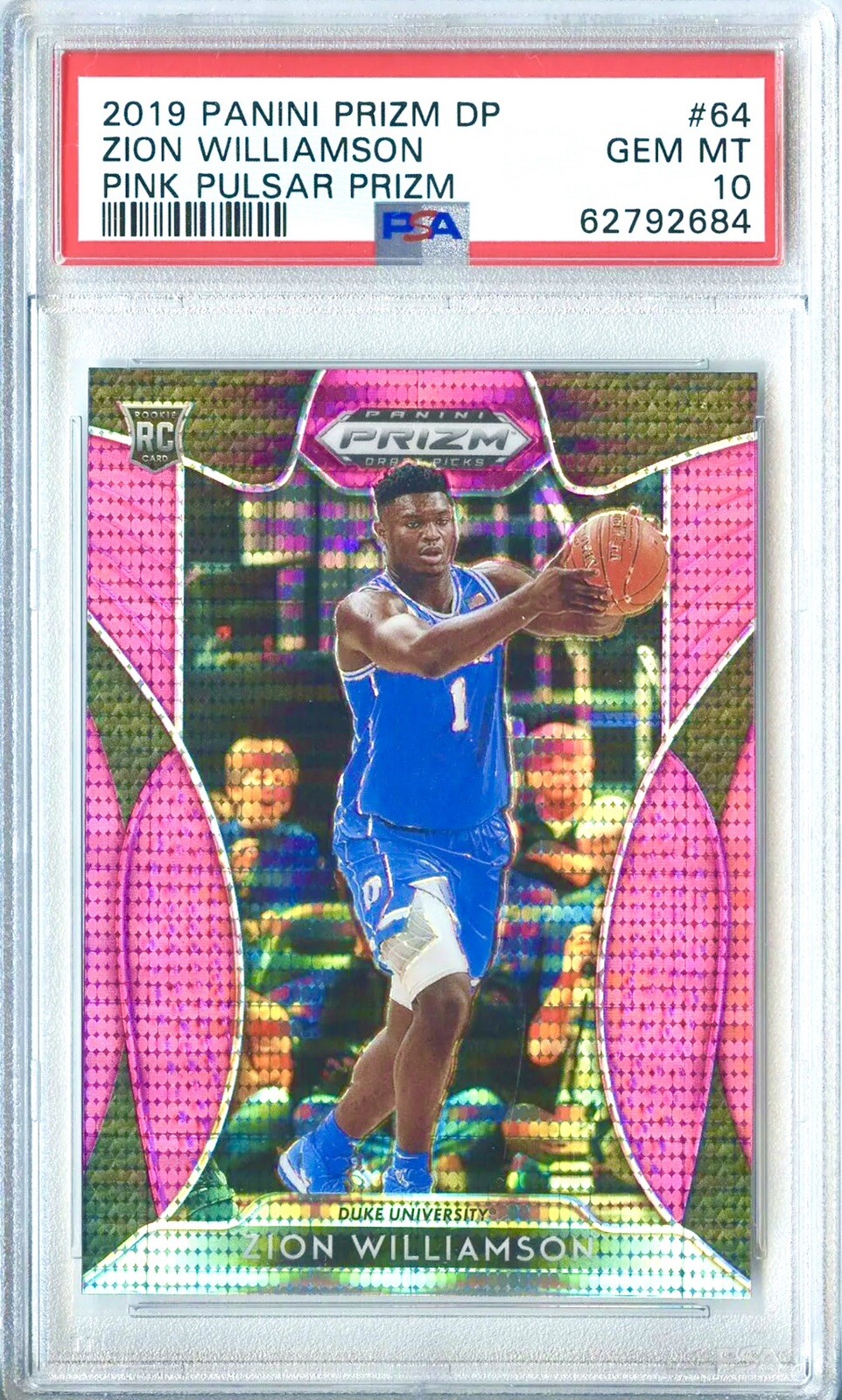 その他 2019-20 panini prizm Zion Williamson RC Zion Williamson 19/20 Panini Prizm Silver Prizm Rookie PSA 9 Mint