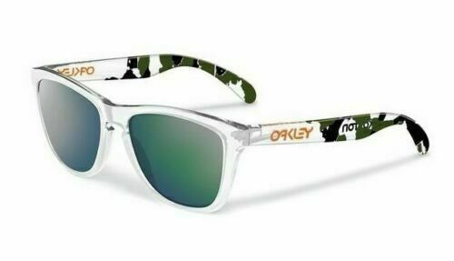 NOWOŚĆ Oakley Frogskins Eric Koston Signature Series Clear / Emerald Iridium 24-436 - Zdjęcie 1 z 8