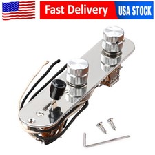 Chrome Loaded Prewired Control Plate Assembly CTS Pot for Telecaster Tele TL USA