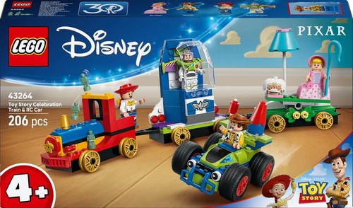 LEGO Disney 43264 Toy Story Celebration Train & RC Car 206 pcs Toy ...