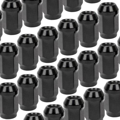 24pcs M12x1.25 Black Wheel Nuts For Nissan Navara NP300 Patrol Pathfinder AU - Picture 5 of 12