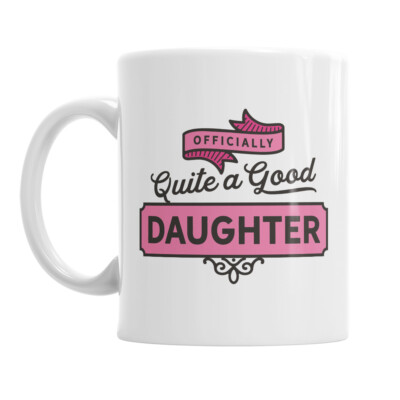 Tochter Neuheit Geschenk Tasse Geschenk I Love Tasse zum Geburtstag Weihnachten Xmas