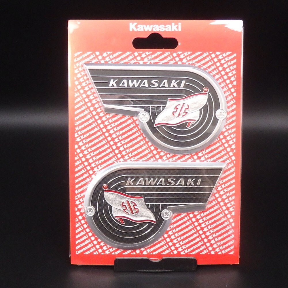 Genuine Kawasaki River Mark Tank Emblem Sticker 60's