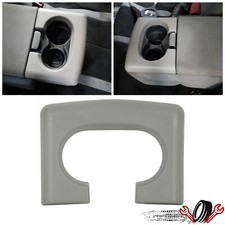 For Ford F-150 Pickup 2004-2014 Center Console Cup Holder Armrest Cover Pad Grey