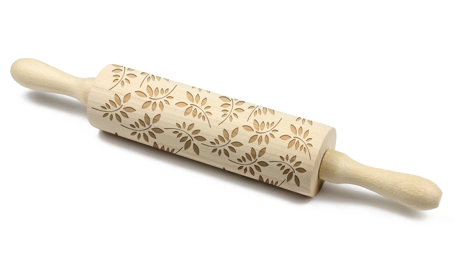 Leaves 2 Rolling Pin Art-Dog