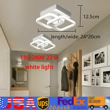 Acrylic LED Ceiling Light Fixture Lamp Bedroom Porch Corridor Balcony Chandelier