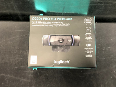 Logitech  C920s Pro Full HD 1080p Webcam w/ Privacy Shutter - Black (960-001257)