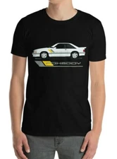 1989 Mustang SSC Black Navy Blue T-Shirt
