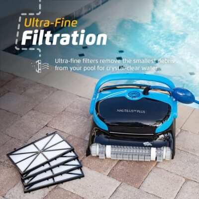Dolphin Nautilus CC Plus Robotic Pool Cleaner with Wi-Fi and Ultra