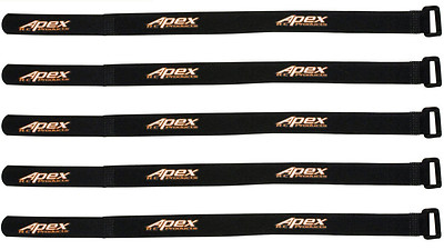 Apex RC Products 16mm X 300mm Lipo Battery / Camera Straps - 5 Pack #3041