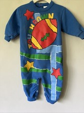 Buster Brown Vintage Touchdown Football Boy's one piece SIZE 12M Y2K