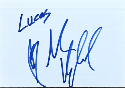 Sarah Hyland Signed In Person 4x6 Index Card In Top Loader - Authentic