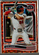 2024 USA Baseball Stars and Stripes Orange #7 Blake Bowen /75 