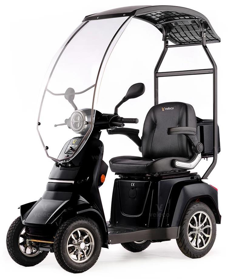 Scooter Électrique Mobilité 4 Roues GRAVIS 60V 1000W - Toit Inclus, Autonomie 45-60 Km