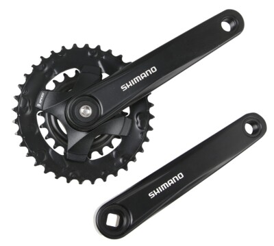 Shimano Kurbelgarnitur FC-MT101  Vierkant 22-36 Zähne  9-fach 170 mm Arme