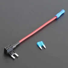 100 sets Add Circuit Fuse Tap Piggy Back MINI Blade Holder ATM APM 12V 24V