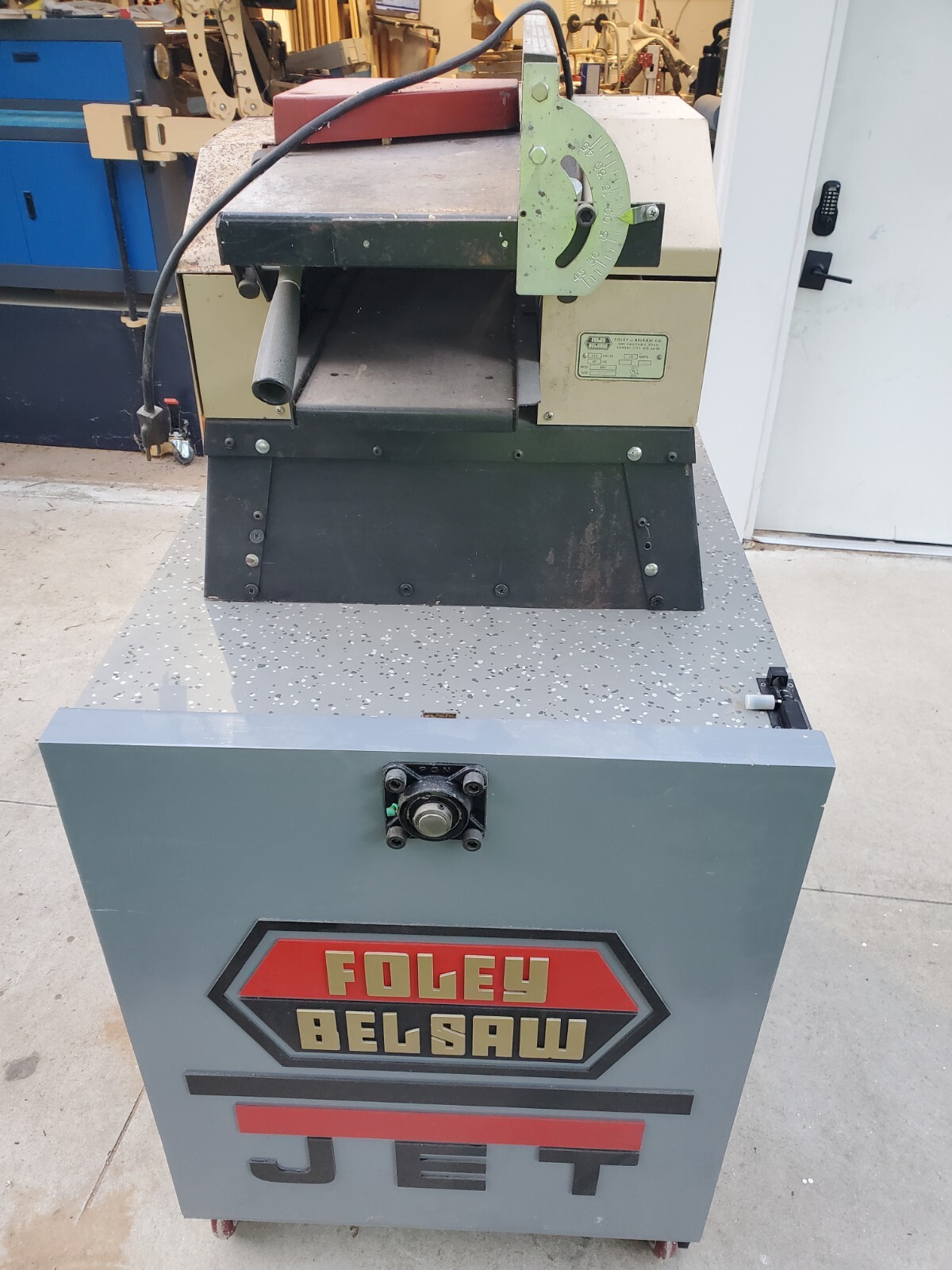 Flip Top tool Cart With Joiner/planer/molder And Jet Drum Sander eBay