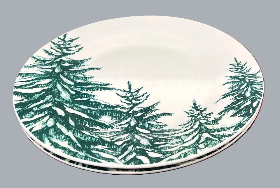 NUEVO Platos Royal Norfolk Navidad Invierno País de las Maravillas - Juego de 4 Foto 2 de 4