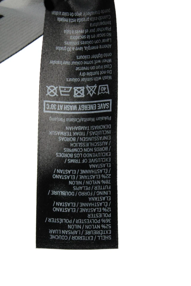 Ivy Park Womens Elastic Waist High Rise Active Leggings Black Size M - Image 4 of 4