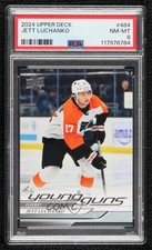 2024-25 Upper Deck Series 2 Young Guns Jett Luchanko #484 PSA 8 1aa4