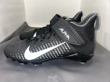 NIKE MEN'S SIZE 14 ALPHA MENACE PRO  BLACK/WHITE-COOL GREY CK4277-001