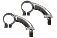 Lenkerhalter (Paar) FüR Ifa, Mz Bk 350 - Verchromt