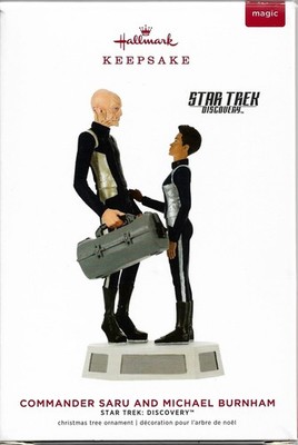 COMMANDER SARU/MICHAEL BURNHAM STAR TREK 2019 HALLMARK MAGIC KEEPSAKE ORNAMENT