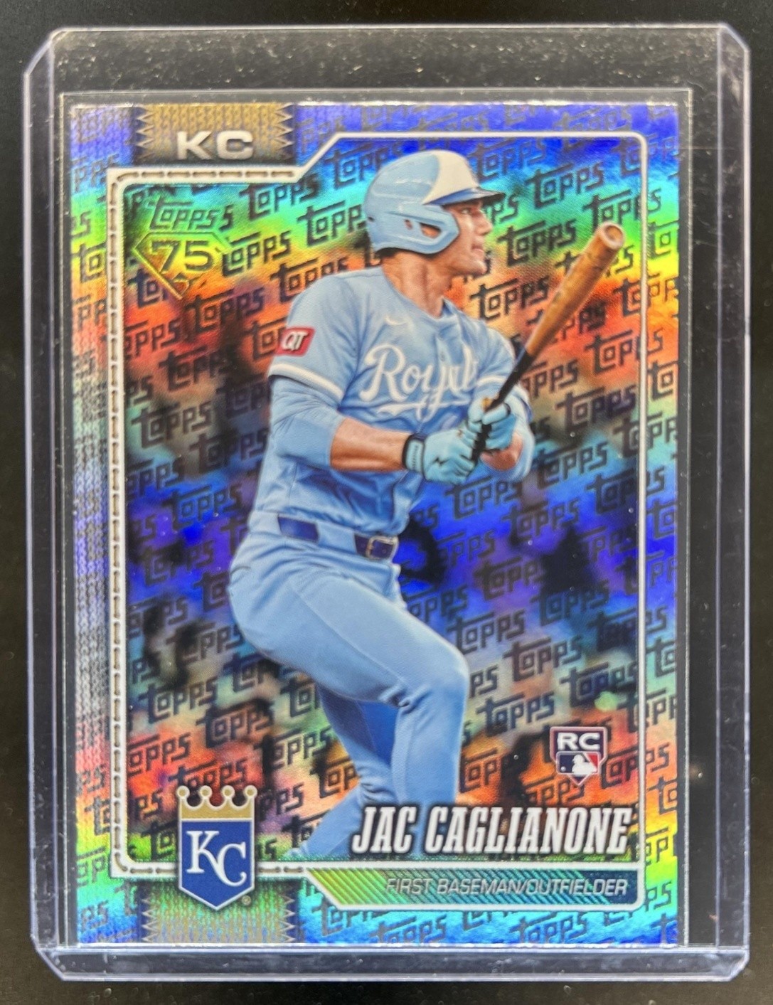 2026 Topps Jac Caglianone RC Foil Pattern Rookie #138 Royals