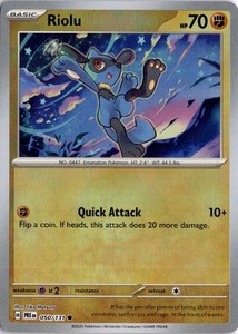 Riolu 050/131 Prismatic Evolutions Reverse Holo