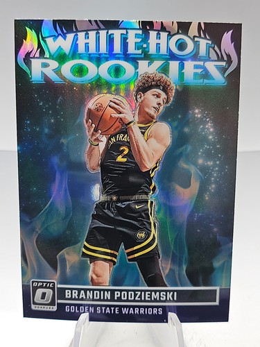Brandin Podziemski  [Holo] #14 2023 Donruss Optic White Hot Rookies card