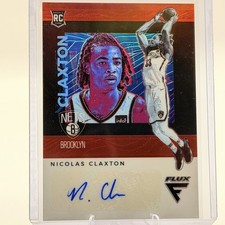 Nicolas Nic Claxton 2019-20 Panini Chronicles Flux Rookie Red Auto #FR-NCL