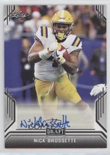 2019 Leaf Draft Auto Nick Brossette #BA-NB2 Auto ni4