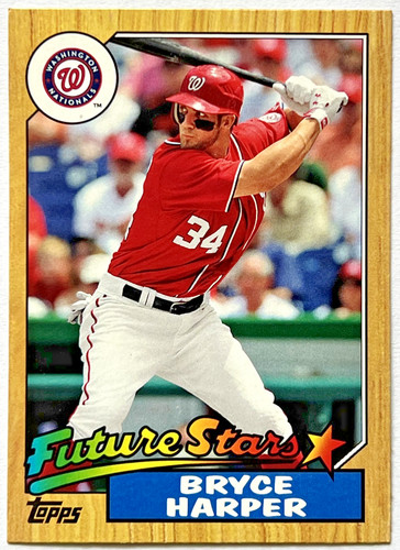 Bryce Harper #TM150 2012 Topps 1987 Minis card