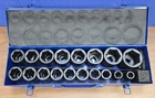 Expert E041454 - 18pc 6pt 3/4" Drive Metric Deep Impact Socket Set