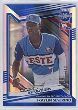 2022 Panini Elite Extra Edition Aspirations Blue /349 Fraylin Severino #195 0bg8