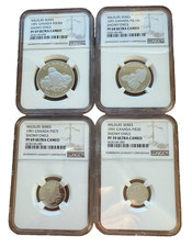 Canada 1991 Platinum 1.85 oz Full Snowy Owls 4 Coin Set NGC PF68-70UC 3513.51 per troy oz