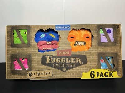Fuggler Multipack Funny Ugly Monster Plush Toy 6 Pack