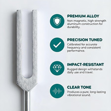 Professional 4096 Hz Tuning Forks for Healing, Medical, and Music - Multi-Fre...