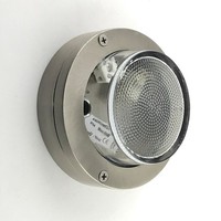 Wandleuchte AußEn Messing Glas G9 IP64 D: 14 Cm Rund Maritim Lampe Treppen Haus