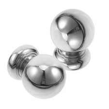  2 Pcs Stainless Steel Ball Guardrail Post Caps Decking Bannister Toppers
