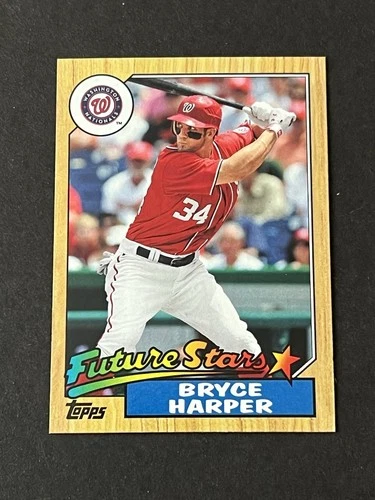 2012 12 TOPPS 1987 TOPPS MINI FUTURE STARS BRYCE HARPER RC #TM-150 ROOKIE RARE