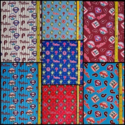 PHILL13S BASEBALL FABRIC ( HALF-YARD OR 1-YARD SELECTIONS)