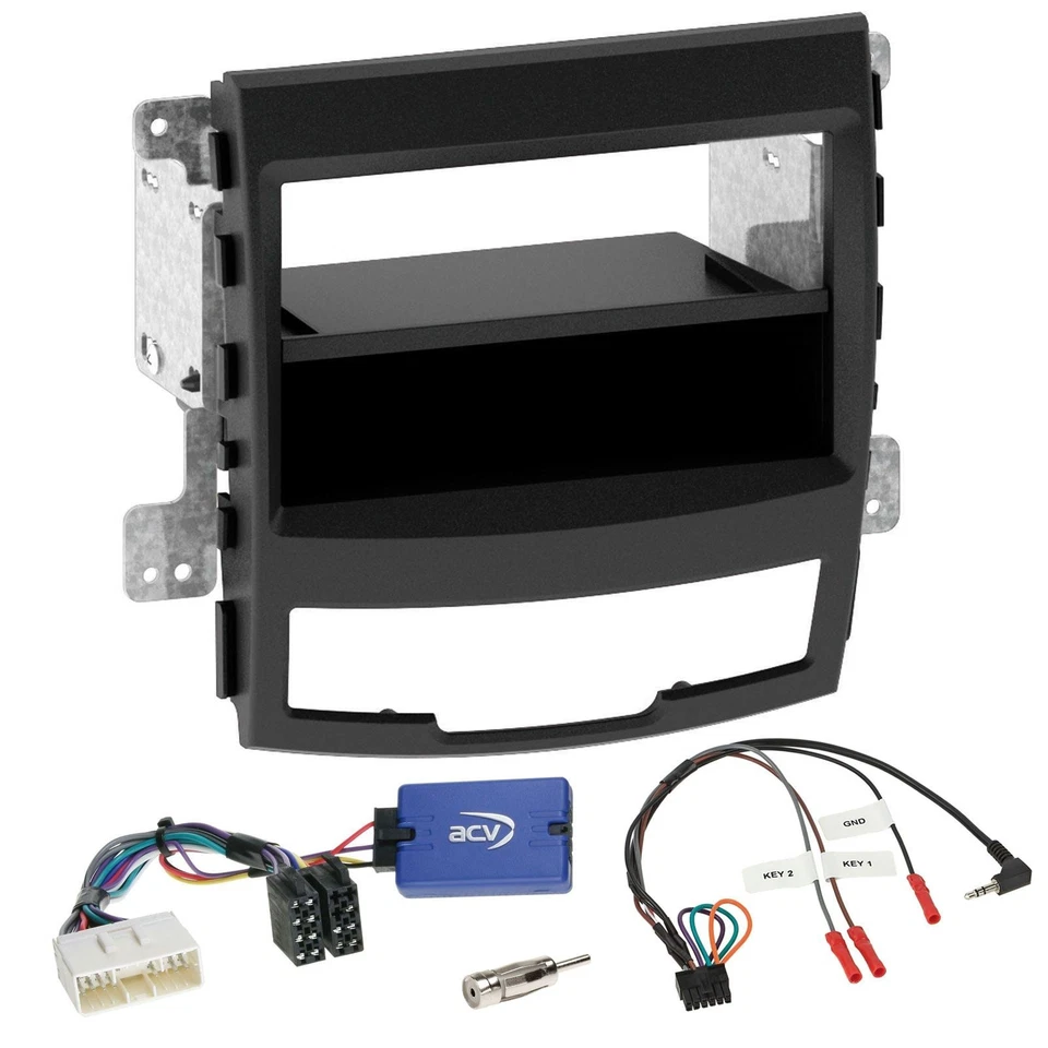 Kenwood Bluetooth Lenkrad DAB USB Autoradio für SsangYong Korando CK 10-13 Telef - Bild 3 von 4