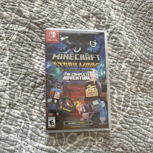 Minecraft Story Mode Complete Adventure Nintendo Switch Includes Episodes 1-8