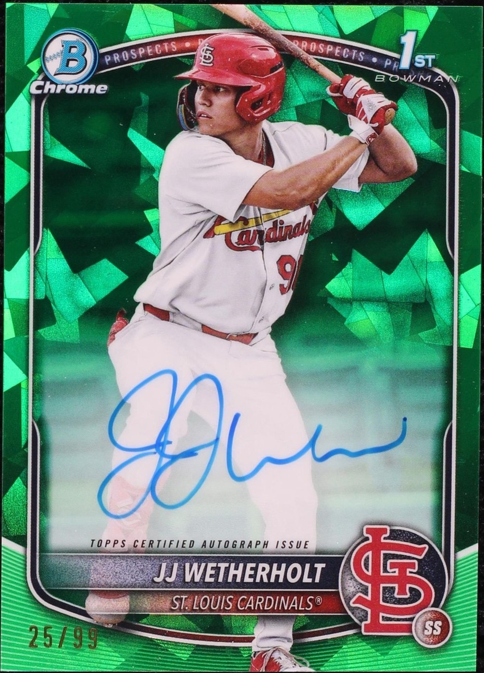 2025 Bowman Sapphire Edition - Chrome Prospect Autographs JJ 